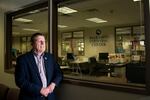 El Paso County Clerk and Recorder Chuck Broerman stands outside Colorado Springs' election headquarters on May 31.