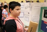 Class of 2025 student Logan in 2017 at a STEAM Fair in 4th grade at Earl Boyles Elementary in Portland, Ore. Logan and his family moved to Salem the following year. He graduated from Salem's McKay High School a year early in June 2024."