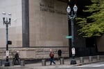 The Mark O. Hatfield United States Courthouse on Friday, Oct. 3, 2025, in Portland, Ore.