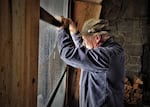 “When you make something as a blacksmith, you think it will well outlast you,” blacksmith Darryl Nelson said, as he fixed a window latch he made. “But everything wears out with time.” He looked through the widow at the snow and rocks of the mountain and added: “Nothing lasts forever.”