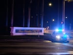 The scene outside the Trump International Golf Club in West Palm Beach after the arrest of a man accused of attempting to assassinate former President Donald Trump on Sept. 15, 2024.