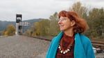 Portland artist and activist Bonnie Meltzer lives near one of the busiest rail intersections in Portland.