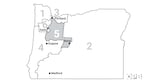 Oregon's U.S. House District 5 under the 2022 redistricting map.