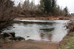 The boat ramp at Jack Morgan park on the Siletz river on Feb. 15, 2026. If the Oregon State Marine Board adopts the rules outlined in a petition from the Confederated Tribes of Siletz Indians, motorized vessels would be prohibited upriver from this access point.