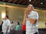
Alex Vaiz is the senior pastor at Vida Church, a evangelical church in Sacramento, California. The parishioners are mostly Latino and many are in the country without legal documentation.