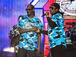 Snoop Dogg, left, and Master P seen at the 2017 Essence Festival at the Mercedes-Benz Superdome on Sunday, July 2, 2017, in New Orleans.