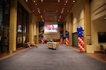 An empty hall at the Oregon Historical Society was all that remained of a Vote ERA party intended to celebrate a victory that instead went to Donald Trump.