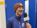Michael Xie, 18, juggles his international competitions for Team USA with a courseload in linguistics and data science at University of California, Berkeley. He said he has one goal for his first competition at the senior level of U.S. Figure Skating Championships: “To show the best I can and inspire others.”