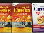 Cereal maker General Mills is facing a federal lawsuit from some of its Black employees who argue that the company's plant in Covington, Ga., has "embraced a racially hostile work environment." Here, a photo shows General Mills cereal products on display at a supermarket in Miami in May 2017.