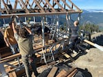 In order to preserve the Historic High Rock Lookout, volunteers took it apart board by board, rehabilitated as much of the original material as they could save, and then put it back together piece by piece. The 10-year volunteer effort was expected to be completed summer of 2025, until devastating damage by vandals occured in June, 2026.