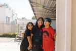 The Escudero family in the backyard of their home in the El Sereno neighborhood of Los Angeles, Calif.
