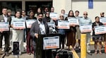 Juan Carlos Gonzalez, Angeles Godinez, Yi-Kang Hu, and Nafisa Fai were among the elected officials who represent Washington County who pushed back Monday against federal immigration enforcement.