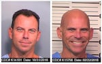 Erik Menendez (left) is shown in 2016 and Lyle Menendez in 2018 in photos provided by the California Department of Corrections and Rehabilitation.