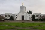 The Oregon Capitol Building in Salem. 