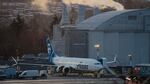 Boeing workers at the Renton Municipal Airport in Wash. finalize assembly of an Alaska Airlines Boeing 737 Max jet on Feb. 27, 2024. An FAA audit faulted Boeing for "multiple instances" of quality control shortcomings.