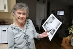 Author Meryl Boice with her book "Gold Beach and South Curry County." She's chronicled many tales of lost coastal treasure. 