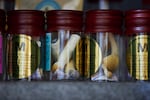 Mushrooms for patient use are shown at a psilocybin service center in Gresham, Ore., Monday, Nov. 18, 2024.