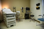 An inside view of one of the exam rooms at Good Samaritan hospital in Northwest Portland. In recent months, they have seen an increase in the number of patients visiting their facility. 