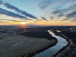 The Rio Grande is shown between the border towns of Del Rio, Texas, and Ciudad Acuña, Mexico, in January 2023.