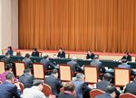 Wang Huning, a member of the Standing Committee of the Political Bureau of the Communist Party of China CPC Central Committee and chairman of the National Committee of the Chinese People's Political Consultative Conference, attends and addresses a seminar marking the 30th anniversary of the Guangcai Program, a public undertaking that aims to unite private entrepreneurs to promote common prosperity, in Beijing, capital of China, Oct. 14, 2024. (Photo by Gao Jie/Xinhua via Getty Images)
