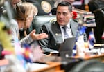 Colorado state Rep. Sean Camacho attends the general assembly at the Colorado State Capitol Building in 2025.