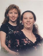 Mia Storm and her mother, Penny Woods.