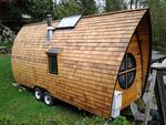 Many of Zyl's tiny houses sport an arched a-frame design.