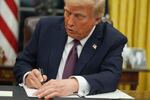 FILE - President Donald Trump signs an executive order on birthright citizenship in the Oval Office of the White House in Washington, Jan. 20, 2025.