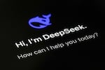 The smartphone app DeepSeek's page is seen on a smartphone screen in Beijing, Tuesday, Jan. 28, 2025.