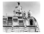 Workers building one of the 1,000 "igloos" at the Umatilla Chemical Weapons Depot in 1941.