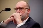White House Office of Management and Budget Director Russell Vought appears before the House Budget Committee at the U.S. Capitol on April 15. The budget office recently proposed a rule change that would give political appointees more decision-making power over research grants.