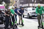 The Portland Bureau of Transportation hosted an e-scooter safety event on Thursday, Sept. 13, 2018, as part of its ongoing education efforts during PBOT's Electric Shared Scooter Pilot Program.