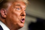 President Donald Trump speaks at the White House, Thursday, Nov. 5, 2020, in Washington. (AP Photo/Evan Vucci)