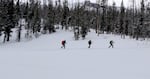 Skiing hut-to-hut in the Deschutes National Forest.