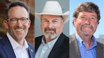 Candidates running in the Republican primary for Oregon state Senate District 29 include (left to right) Dave Drotzmann, Todd Nash and Jim Doherty.