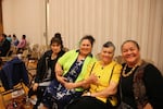 Congregants gather at The Church of Jesus Christ of Latter-day Saints Rose City Ward in Portland for the Relief Society celebration 