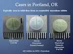 Portland authorities are warning people not to buy prescriptions off the black market. They say black market counterfeit pills often contain other potent drugs that can cause overdose and even death.
