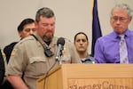 “We could have waited a lot longer," said an emotional Harney County Sheriff David Ward, referencing the arrest of militant leaders, "but this has been tearing our community apart.”