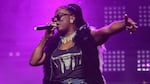 INDIO, CA - APRIL 11: Rapper Gangsta Boo performs onstage during day 2 of the 2015 Coachella Valley Music & Arts Festival (Weekend 1) at the Empire Polo Club on April 11, 2015 in Indio, California. (Photo by Jason Kempin/Getty Images)