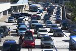 Cars congest Fort Lauderdale Hollywood International Airport the day before Thanksgiving Day in 2024, in Fort Lauderdale, Fla.