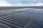 Panels that are part of the San Juan Generating Station in northern New Mexico