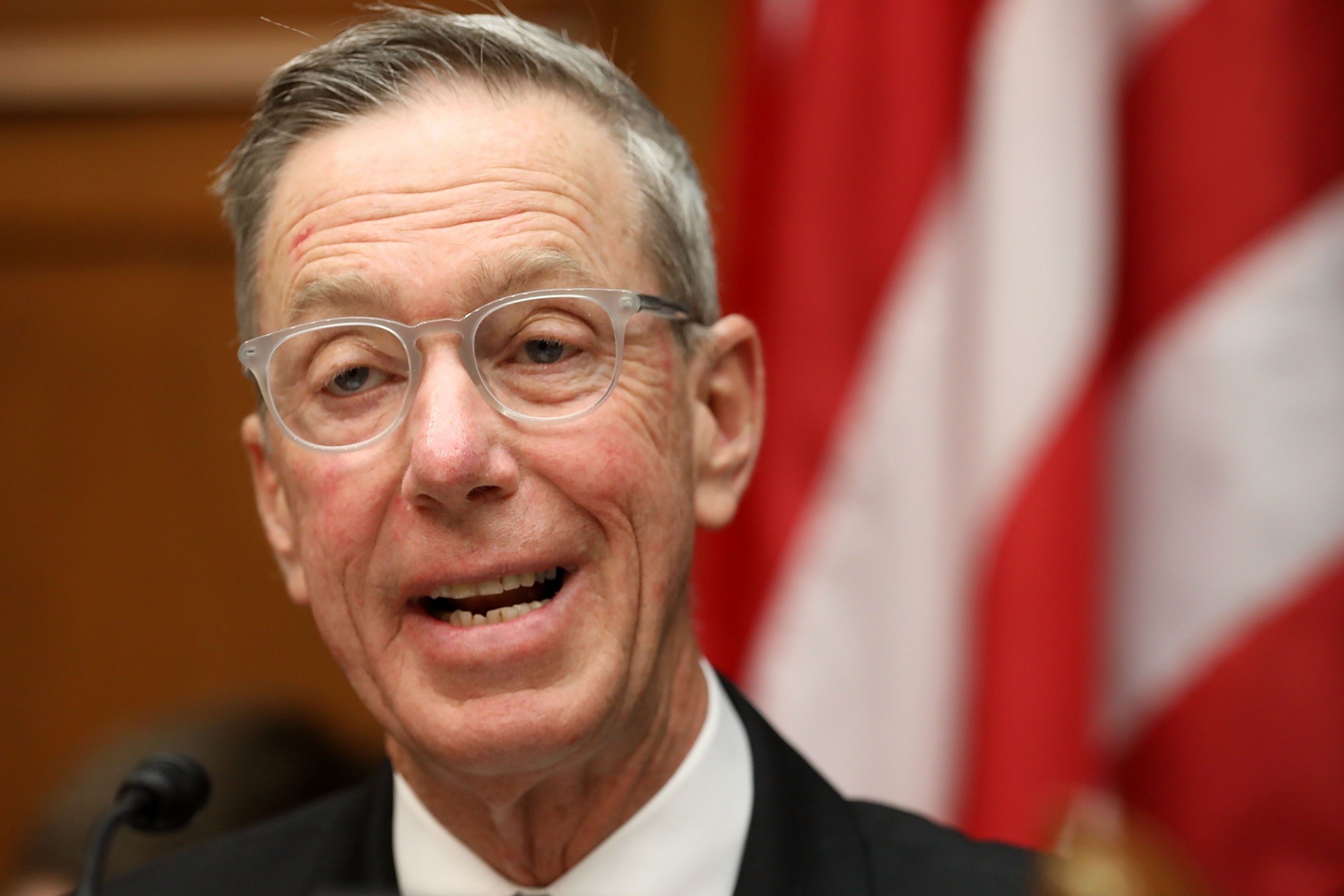 Democratic Rep. Stephen Lynch of Massachusetts speaks during a hearing in the Rayburn House Office Building on Capitol Hill on April 12, 2018. Lynch was tapped by Rep. Gerry Connolly to serve as the acting top Democrat on the House Oversight Committee after Connolly stepped aside in late April, just weeks before his passing.