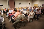 A town hall meeting with Rep. Greg Walden, R-Hood River, in Burns, Ore., on Thursday, Aug. 29, 2019. 