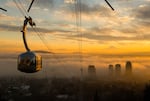 The aerial tram in Portland, Ore., in 2017.