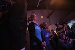 Jo Ann Hardesty supporters celebrate her election victory Nov. 6, 2018.