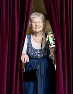 Arlene Wagner founded the Leavenworth Nutcracker Museum in 1995 with her late husband, George Wagner. It now holds the largest collection of nutcrackers in the U.S. She is pictured holding a figurine called The Nutcracker Lady, which was designed in her image by a German craft maker.