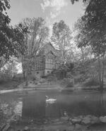 Lake view of the original Elizabethan theatre