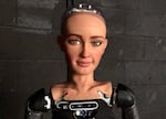 Sophia the robot was first activated in 2016 and her creators at Hanson Robotics have continued to develop and adapt her artificial intelligence. Sophia is the 2024 speaker for OHSU's Calvin and Mayho Tanabe address.