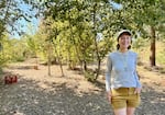 Blackberry Academy Founder and Program Director Yessie Joy Verbena in Blue Heron Park in Phoenix, Ore. This area serves as a sort of classroom.