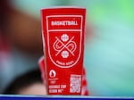 The plastic "eco-cups" are found at every Paris Games event venue.